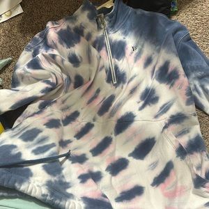 (Pink)tie dye sweater